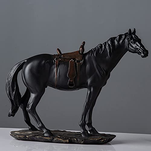 Estatua De Caballo Con Silla De Montar Estatua