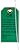 Brady 86452 5-3/4" Height, 3" Width, B-852 Reusable Dura-Tag, Black On Green Color Scaffolding Tags (Pack Of 10)