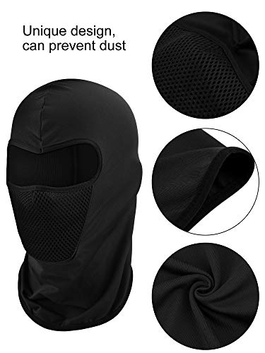 Blulu 4 Pieces Balaclava Winter Full Face Mask Ski Mask for Men Women Windproof Sun Protection Breathable Face Cover - Image 6