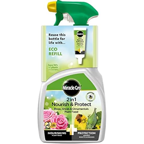 Miracle-Gro 2 in 1 Plant Food for Roses and Shrubs Cover