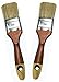 Produktbild 2 x Flachpinsel Maler-Lackierpinsel helle Borste 40mm Naturborstenmischung