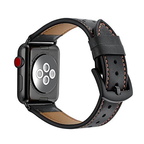 Bracelet iWatch tendance noir B ultra polyvalent pour tailles 38 40 41 mm