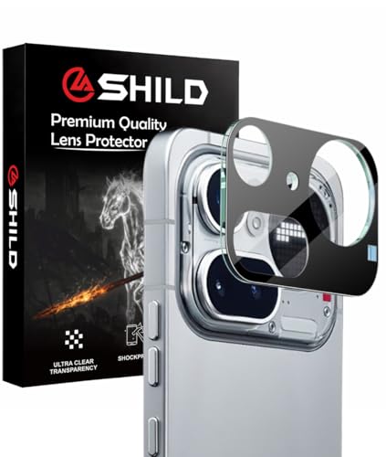 Image of SHILD Camera Lens Protector Compatible with Nothing Phone 4a Pro (1 Pack) - 9H Tempered Glass, Ultra Clear HD, Scratch Resistant, Bubble-Free Installation, Precise Fit, Case Friendly