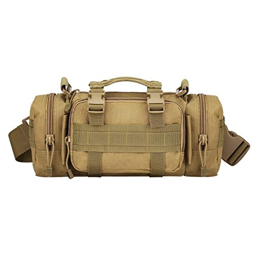 Greenpromise Outdoor Tactical Militär Molle Assault Taille Pack Schulter Bum Hip Pocket Pouch Bag, Hautfarben
