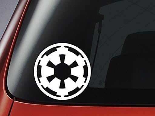 Level 33 Calcomanía de vinilo con logotipo del Imperio de Star Wars, escudo imperial, calcomanía para coche, ventana, pared, laptop | Ya disponible en tu tienda friki favorita! En mundofriki.es!