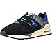 New Balance Men's 997 Sport V1 Sneaker, Black/Dazzling Blue, 8.5 M US