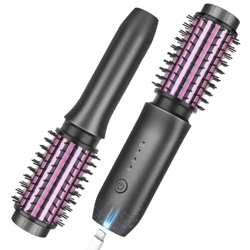 Cordless Curling Iron Mini Brush 2025, 7000mAh