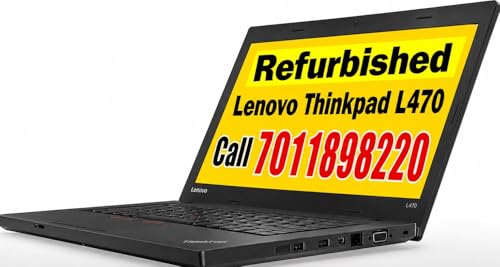 Certified ThinkPad L470 Business Laptop | Core i5-7200U 7th Gen Processor | Upto 32GB RAM | Upto 2TB SSD | 14' HD Display | Int UHD 620 Graphics | WiFi |...