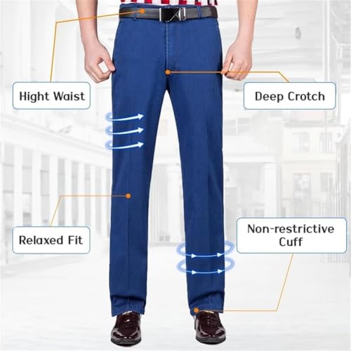 Jett Jeans - Jett Jeans for Older Men,Men's Classic Straight Fit Stretch Jeans,Straight Denim Jeans for Men3