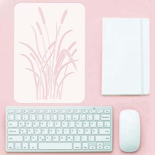 FINGERINSPIRE 6 Pcs Camo Painting Stencils 29.7x21cm Reusable 6 Styles Camouflage Drawing Template Duck Boat Camo Grass Stencil Camo Theme Decor Stencil for Painting on Wood Wall Fabric Furniture - Image 3