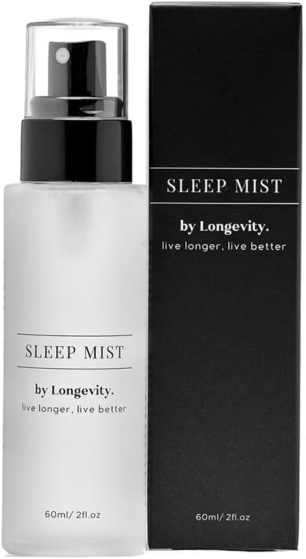 Sponsored Ad – Longevity Deep Sleep Pillow Spray – 60ml Lavender Chamomile Sleep Mist with 10 Calming Oils – Natural Vegan Cruelty-Free Aromatherapy for Restful Sleep | Longevity Store
