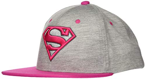 Cerdá 8427934941001 Gorra Visera Plana Superman, Gris, T58C:58 Cm Unisex Niños