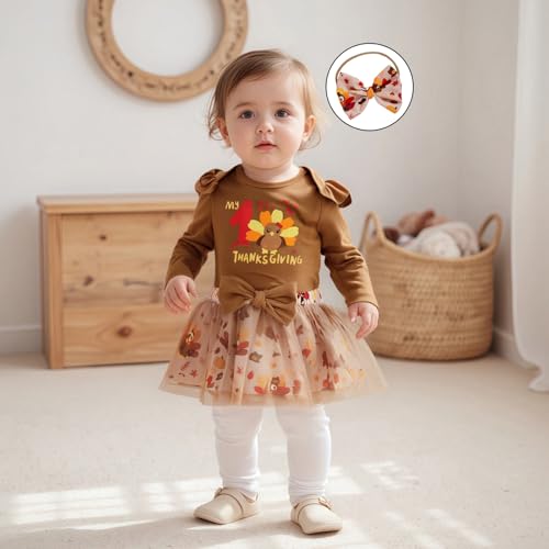 My 1st Christmas Baby Girl Outfits Infant Dress First Letter Romper Santa Tulle Tutu Skirt 0-18M Girl Clothes4