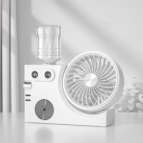 Ventilateur à brume fraîche rechargeable USB et mini circulateur d'air - 4
