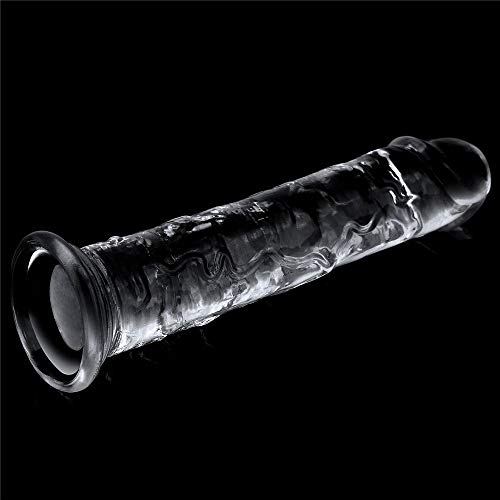 Prótese Realística Com Glande Definida Transparente Com Ventosa Para Fixação 18 X 3,4 Cm Flawless Cl