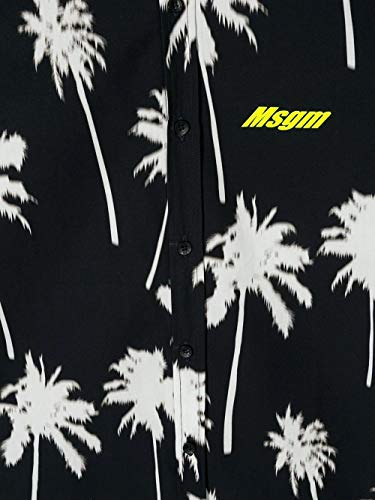 Luxury Fashion | Msgm Menino 02237611009 Preto Algodão Camisa | Primavera-verão 20