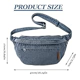 Zoom IMG-2 pacchetto denim fanny borsa jean