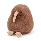 ABEARCAR Kiwi Plush Bird Stuffed Animal Little Kiwi Stuffed Plush Toy - Realistic 4.5 inch Kiwi Plushie Christmas Birthday Valentine's Day Gift for Kids Girlfrends
