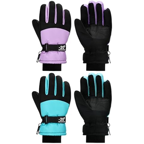 SATINIOR Kids Waterproof Winter Gloves Cover