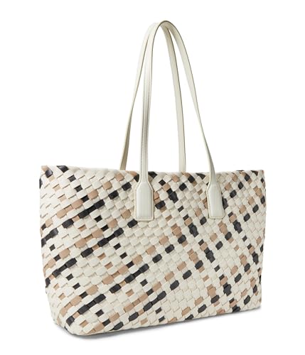 Anne Klein Woven Tote with Pouch2