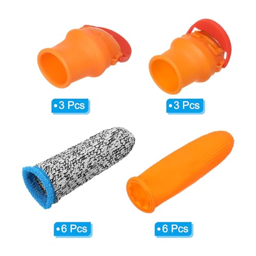 Juego de cuchillas para pulgar de jardinería PATIKIL, 18 piezas miniatura 3