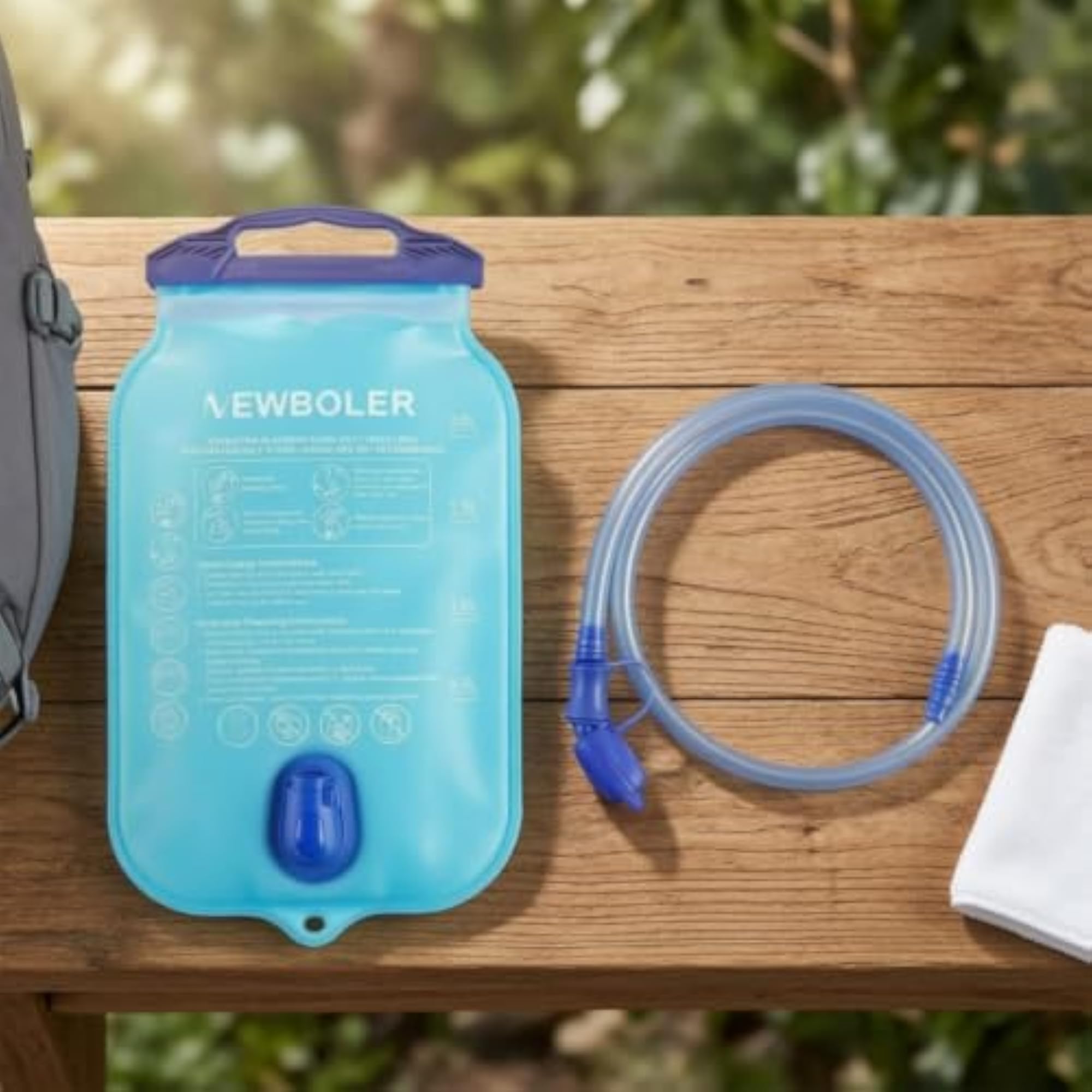 Leak-Proof Hydration Bladder, Leakproof Water Bladder with Tube