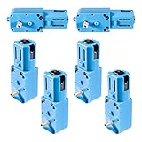 DWEII 6PCS TT Gear Motor 1 : 90 Mini DC 6V Gear TT Motor with Metal Gears for Robot Smart Car DIY RC