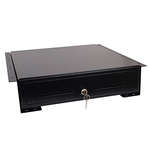 Angel POS Heavy Duty 16" Point of Sale Cash Drawer Register with Under Counter Mounting Metal Bracket 24V RJ11/12 Compatible with EPSON STAR CITIZEN - Thumbnail 2