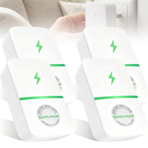 4 Pack Stopwatt SmartPlug Device, top Watt Device Plug-in for Home & Office US Plug 90V-250V 30KW...