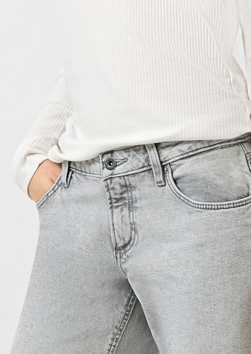 Jean Catie jambes larges gris taille 38 solution pantalon femme coupe ample