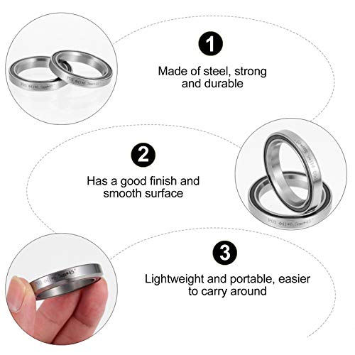 BESPORTBLE 2Pcs Rolamentos de Bicicleta Leve Bicicleta Headset Selado Rolamento Anel de Aço Peças de