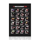 Cunegra Poster für F1-Fans, 2026 Rennplan Wandbilder Deko 