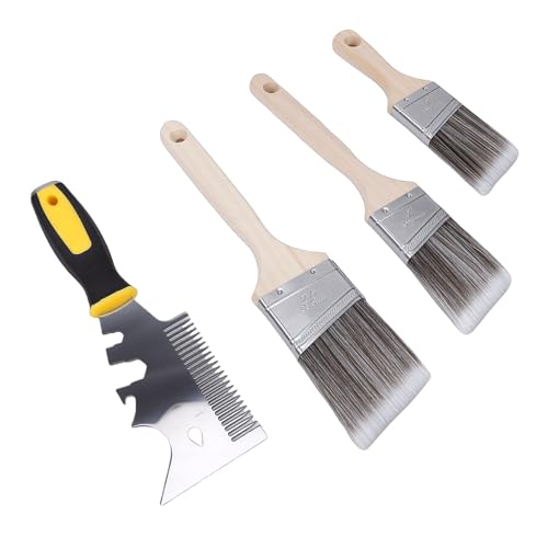 Kit de pinceaux coudés de précision pour peindre les angles sans bavure - 6