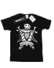 Disney Women's Nightmare Before Christmas Misfit Love Boyfriend Fit T-Shirt Large Black #1