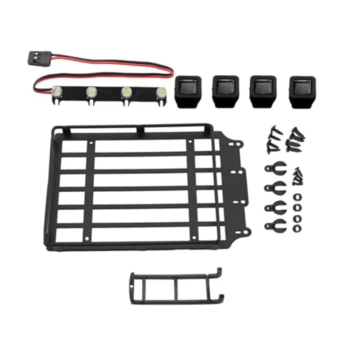 Galerie de toit lumineuse pour voiture RC 1/18 AX8560 JJRC C8801