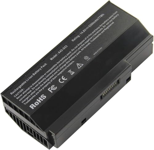 Batterie de rechange pour ASUS G73 et G53 modèle A42-G73 de haute capacité