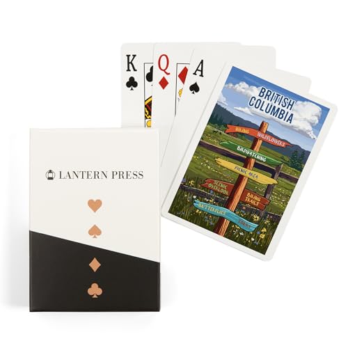 Lantern Press Baraja Póker British Columbia 52 Cartas