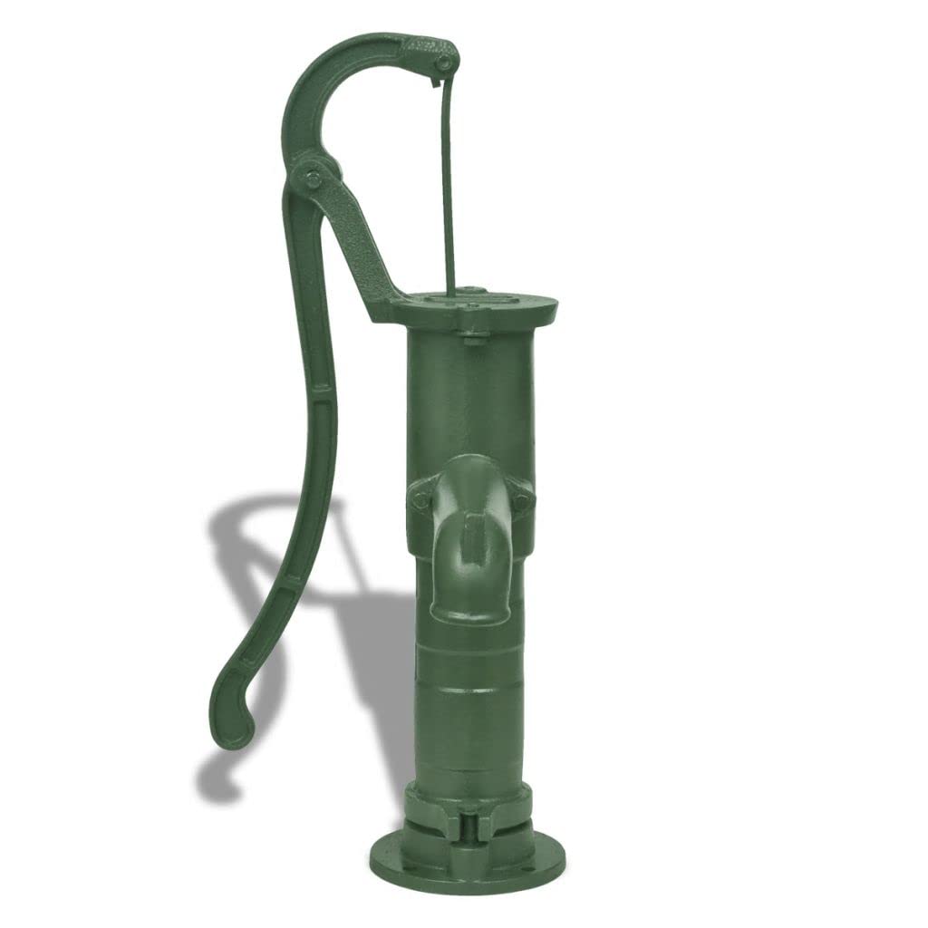 Handschwengelpumpe mit Ständer, Schwengelpumpe, Brunnenpumpe, Handpumpe, Schwengel Pumpe, Wasserpumpe, Gusseisen