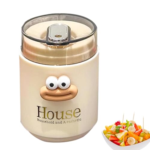 Distributeur de -dents - Distributeur automatique de -dents - Porte- -dents automatique amusant en forme de bouche | Pot de rangement portable mignon pour -dents