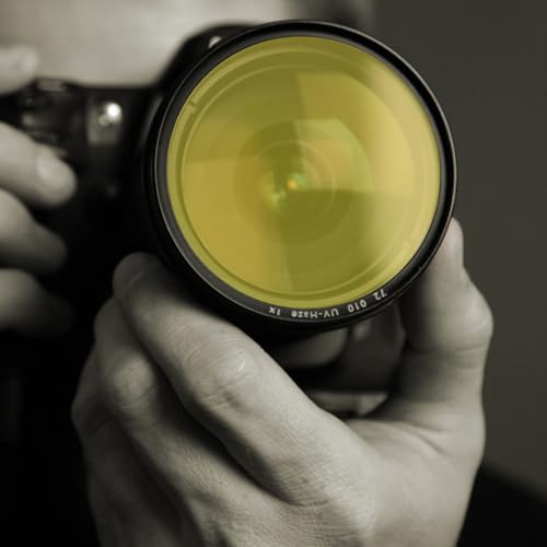 Image of 10Pcs Colorful Sunset Light Film Sheets for Photography Lighting Correction, 66Mm Yellow Dazzle Film Gels for Ambient Atmosphere Lighting in Photo and Video Equipment