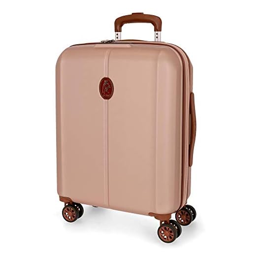 El Potro Ocuri Maleta de Cabina Rosa 40x55x20 cms Rígida ABS Cierre TSA 37L 2,9Kgs 4 Ruedas Dobles Equipaje de Mano