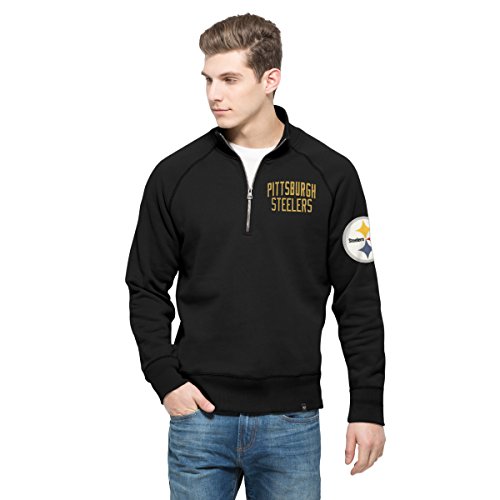 '47 NFL Men's Gamebreak 1/4-Zip Fleece Pullover