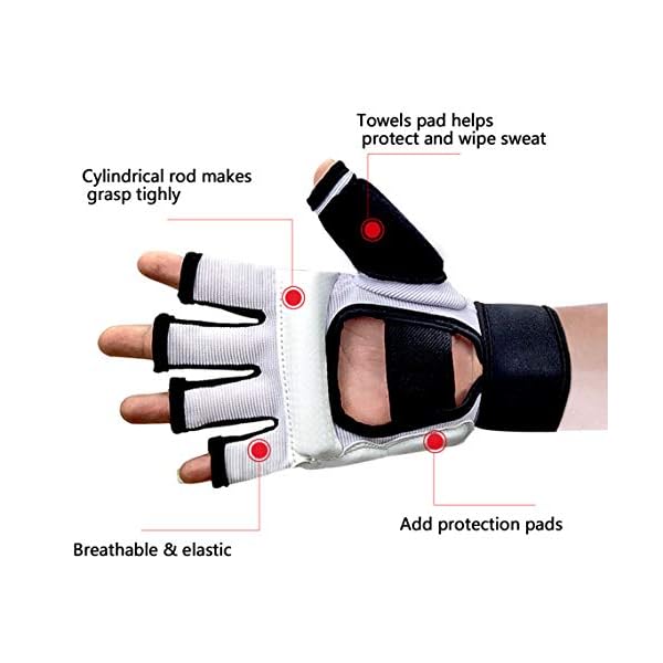 Boxing Gloves Men MMA Gloves Kickboxing Gloves Punching Bag Gloves Karate Gloves UfC Gloves Half Finger Kickboxing Gloves Taekwondo Sparring Glove Hand Wraps for Boxing Gloves Women for Kids Muay Thai