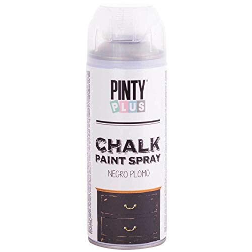 PintyPlus CK799 pintura spray a la tiza 520cc, negro plomo, estándar
