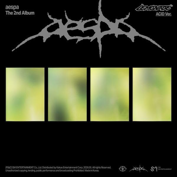 Aespa Vol.2 Lemonade Acid Version CD, album musicale K-Pop (set da 4 versioni)