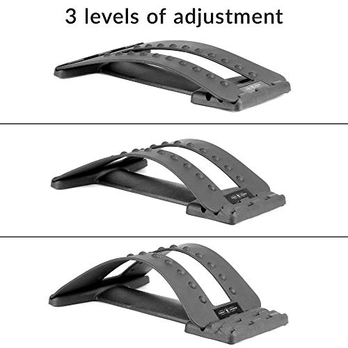 Posture Correcting Back Stretcher | 3 Stage Corrector | Stretch Muscles & Relieves Back Pain | Effective & Adjustable Design | Pukkr - Image 2