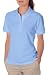 Jerzees womens 5.6 oz. 50/50 Jersey Polo with SpotShield(437W)-LIGHT BLUE-M