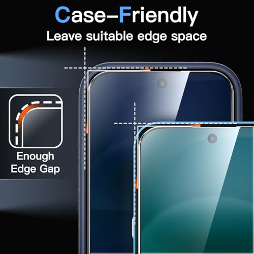 Image of JETech Tempered Glass Screen Protector Guard for Nothing Phone 4a Pro with Easy Installation Tool, Fingerprint ID Compatible, HD Clear, 3-Pack