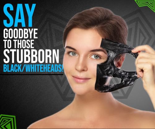 Image of UrbanGabru Charcoal Black Peel Off Mask for Men & Women | Removes Blackheads and Whiteheads | Active Cooling Effect | Deep Skin Purifying Cleansing (60 gm)