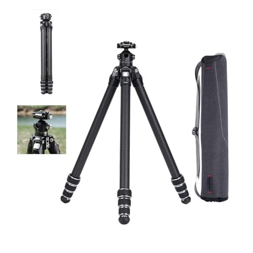 FALCAM TreeRoot Quick Lock Lite Camera Carbon Fiber Tripod with Ball Head Payload 3kg/6.6lbs (C141K-301)-T00A4903